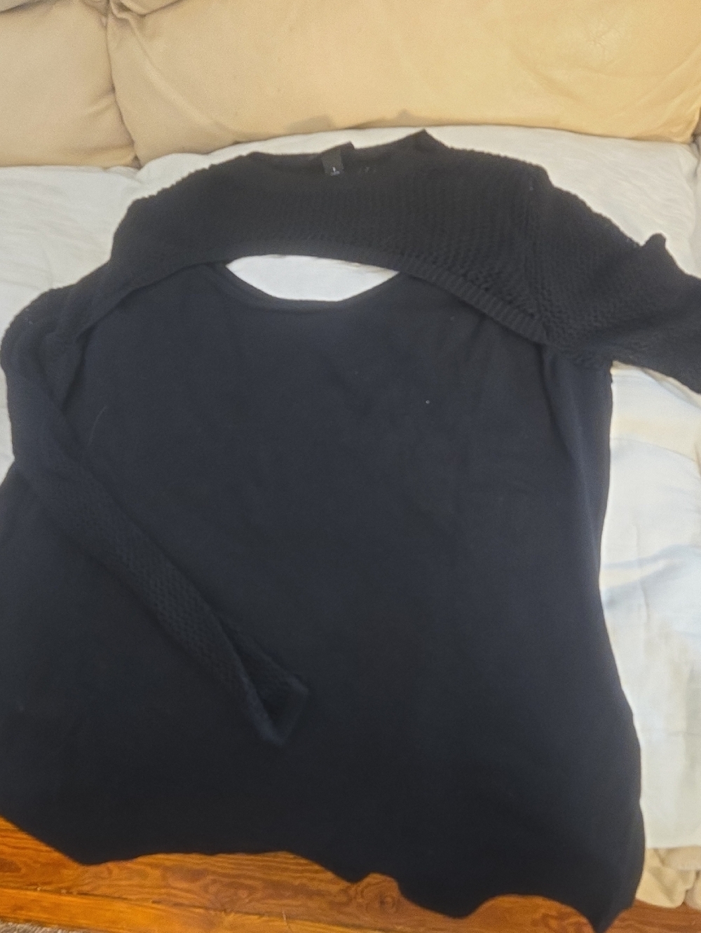 torrid Black Open-Knit Sweater